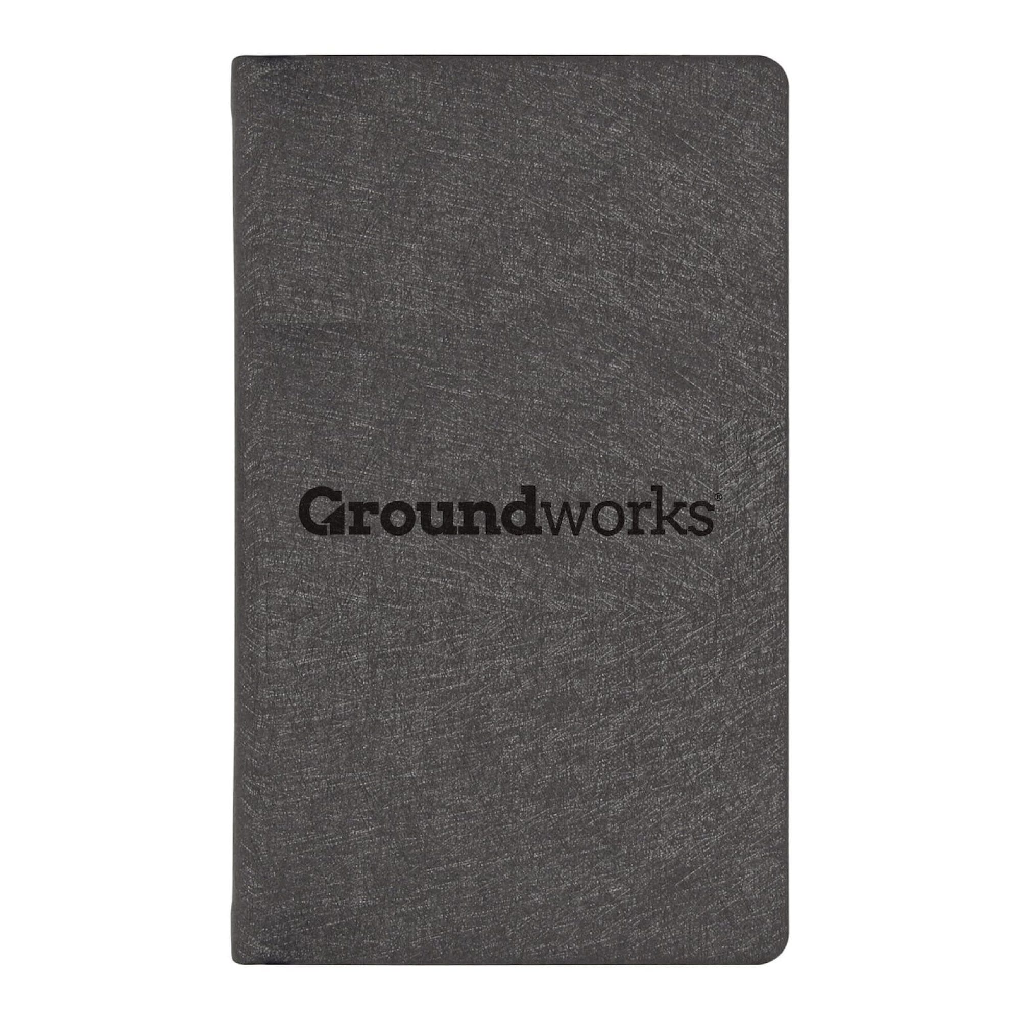Textured Metallic 5" x 8.5" Notebook - Image 2